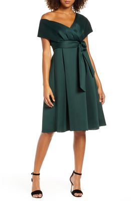 Chi Chi London Edel Cocktail Dress in Teal