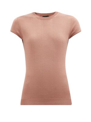 Tom Ford - Cashmere And Silk Blend Sweater - Womens - Beige