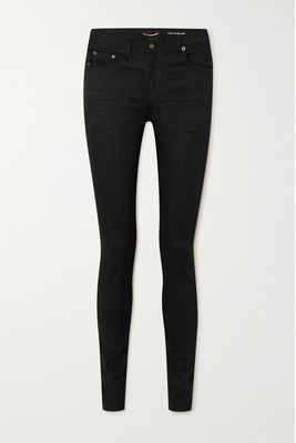 SAINT LAURENT - Mid-rise Skinny Jeans - Black