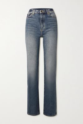 Khaite - Danielle High-rise Straight-leg Jeans - Blue