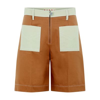Organic cotton drill shorts