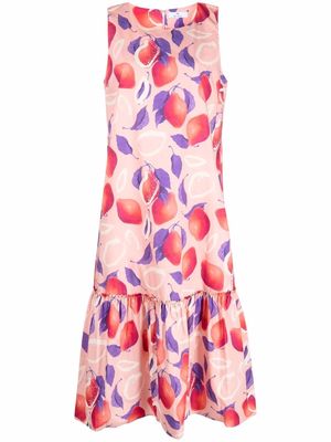 PS Paul Smith lemon-print sleeveless dress - Pink