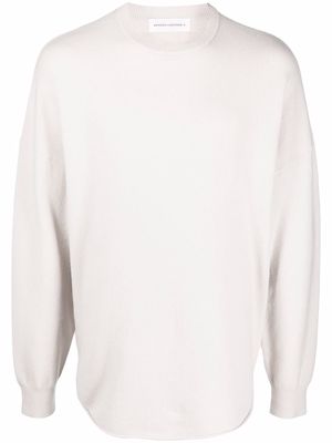 extreme cashmere crew-neck cashmere jumper - Neutrals