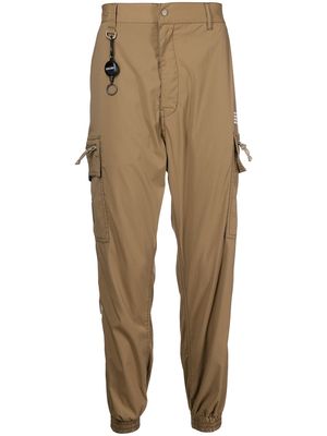 izzue slim-cut cargo trousers - Brown