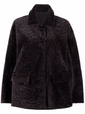 Desa 1972 reversible shearling jacket - Purple