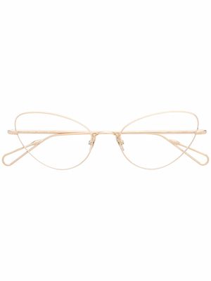 Ahlem oval-frame glasses - Gold