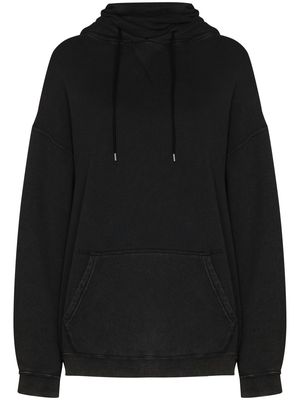 R13 long-sleeve drawstring hoodie - Black