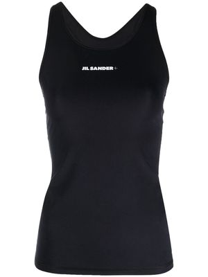 Jil Sander logo-print tank top - Black