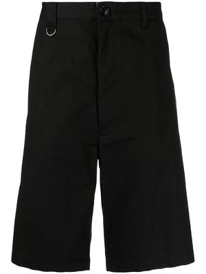 izzue knee-length flared shorts - Black