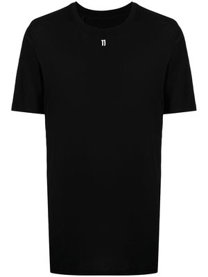 11 By Boris Bidjan Saberi logo-print cotton T-shirt - Black