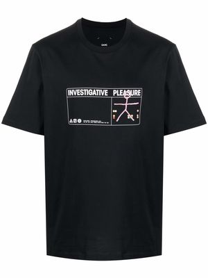 OAMC Investigative Pleasure print T-shirt - Black