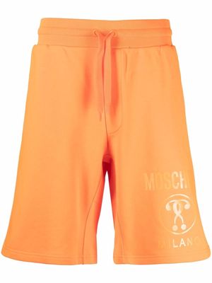 Moschino logo-print shorts - Orange