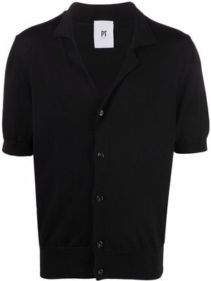 PT TORINO short-sleeve knit shirt - Black