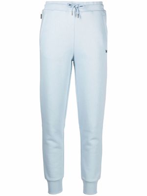 Woolrich logo-print skinny track pants - Blue