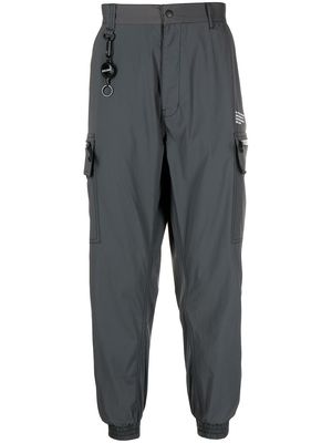 izzue tapered-leg army trousers - Grey