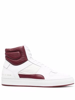 Common Projects high-top lace-up trainers - White