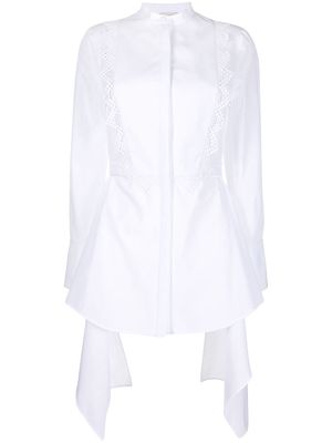 Alexander McQueen draped shirt - White