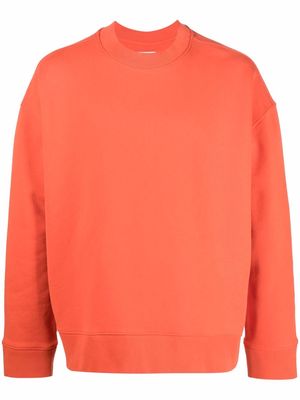 Studio Nicholson crew-neck sweatshirt - Orange