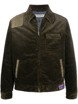 Golden Goose quilted lining corduroy jacket - Green