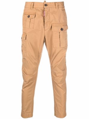 Dsquared2 straight-leg cargo pants - Brown