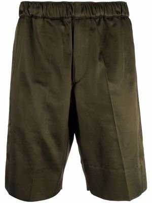 Alexander McQueen elasticated knee-length shorts - Green