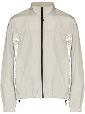 Helmut Lang contrast-panel sport jacket - Grey