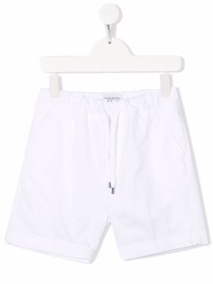 Paolo Pecora Kids drawstring-waist cotton shorts - White
