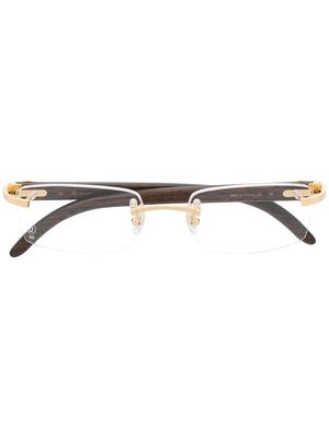 Cartier Eyewear Ibiza square-frame glasses - Brown