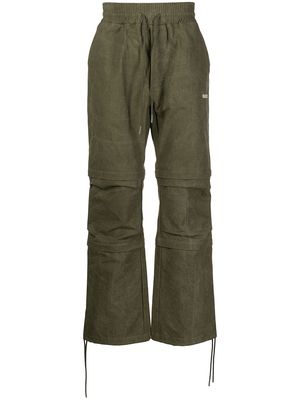 Readymade drawstring-waist cotton trousers - Green