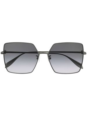 Alexander McQueen Eyewear AM0273S square-frame sunglasses - Metallic
