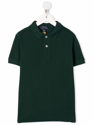 Ralph Lauren Kids Polo Pony cotton polo shirt - Green