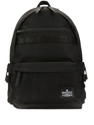 Makavelic Fundamental 2 logo backpack - Black