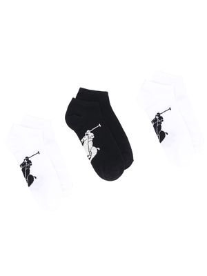 Polo Ralph Lauren pony motif socks - White