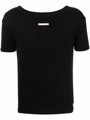 Maison Margiela four-stitch detail T-shirt - Black