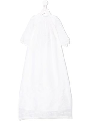 Dolce & Gabbana Kids lace detail ceremony dress - White