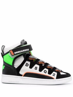 Dsquared2 panelled high-top sneakers - Black