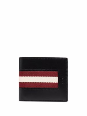 Bally Brasai striped-band bi-fold wallet - Black