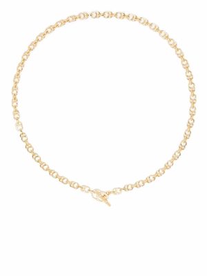 Courbet 18kt recycled yellow gold CELESTE laboratory-grown diamond clasp chain necklace