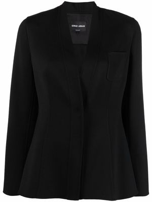 Giorgio Armani tailored wool jacket - Black