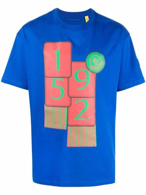 Moncler logo-print T-shirt - Blue