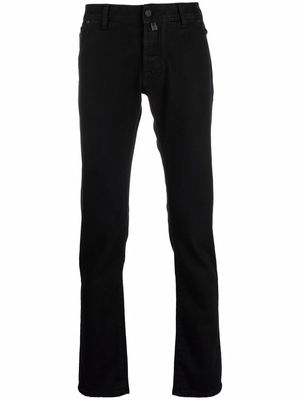 Jacob Cohen logo-patch trousers - Black