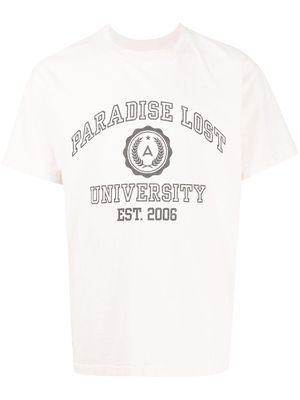 Alchemist logo-print cotton T-shirt - White