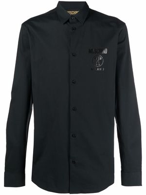 Moschino logo-print shirt - Black