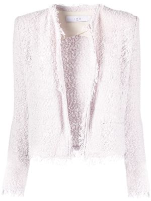 IRO long-sleeve tweed jacket - Pink