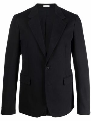 Alexander McQueen single-breasted buttoned blazer - Black