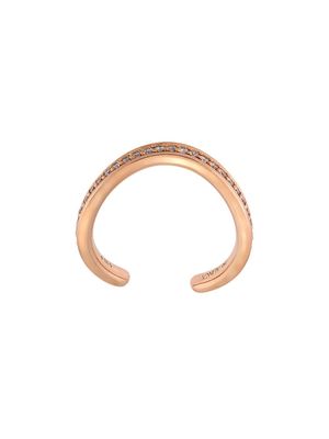 ALINKA TANIA diamond thumb ring - Metallic
