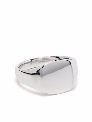 Tom Wood square face signet ring - Silver