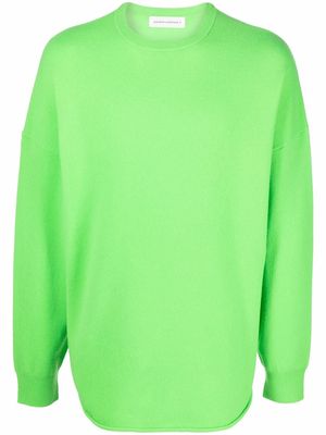 extreme cashmere crew-neck cashmere jumper - Green