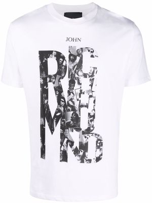 John Richmond photo logo T-shirt - White