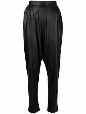 TOM FORD high-waisted tapered-leg trousers - Black